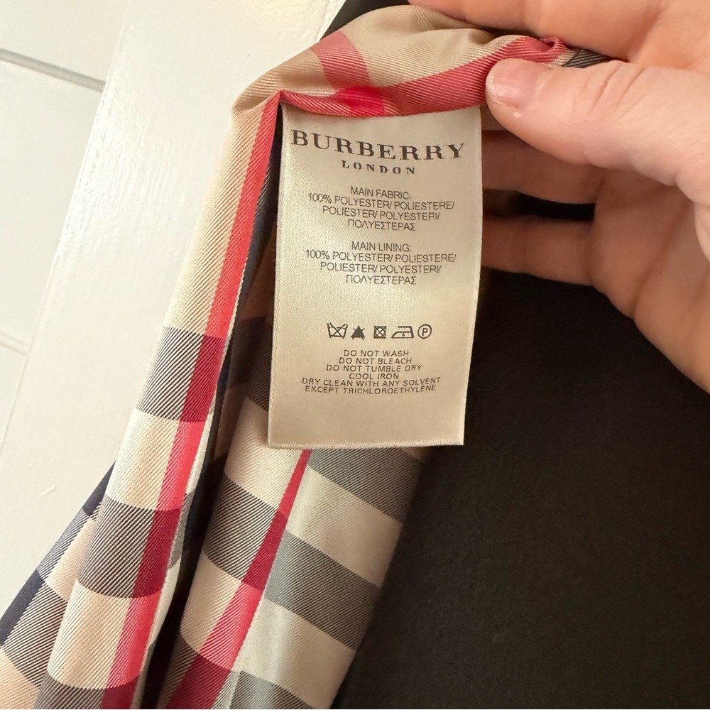 Burberry Walditch Olive Trench With Liner Size 10 EUC Classic Belted Trench - Picture 14 of 16